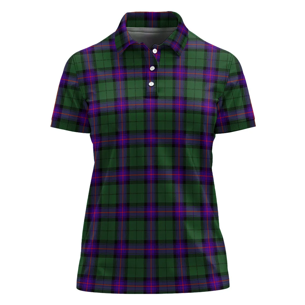 Armstrong Modern Tartan Polo Shirt For Women