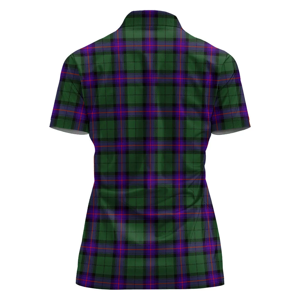 Armstrong Modern Tartan Polo Shirt For Women
