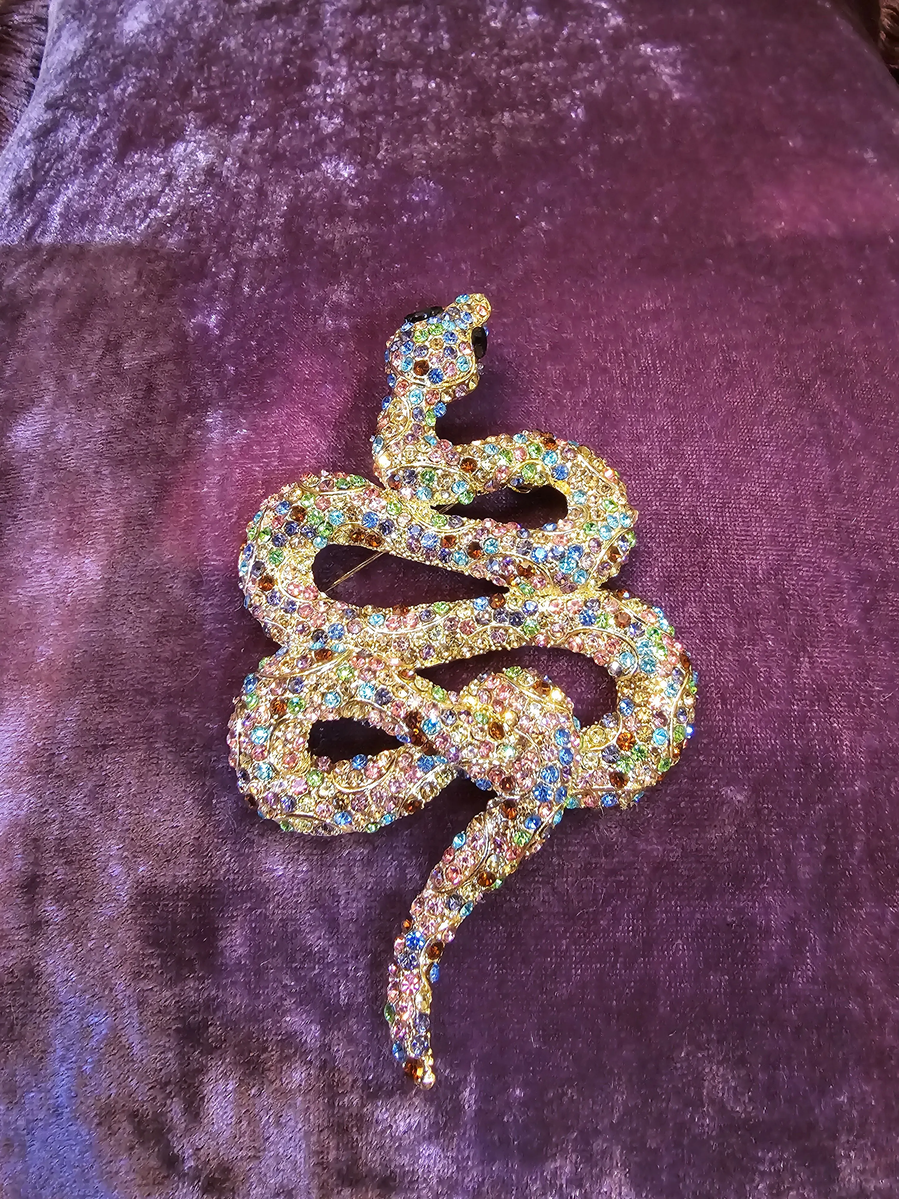 Brosch Snake Faded Multi