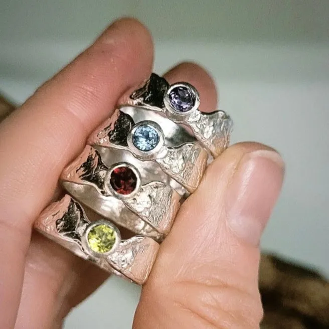 Caroline Stokesberry-Lee Halo Thin Band Faerie Ring