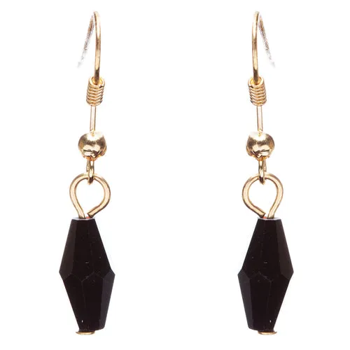 Classic Stylish Beautiful Formica Y Drop Simple Statement Necklace Set Black