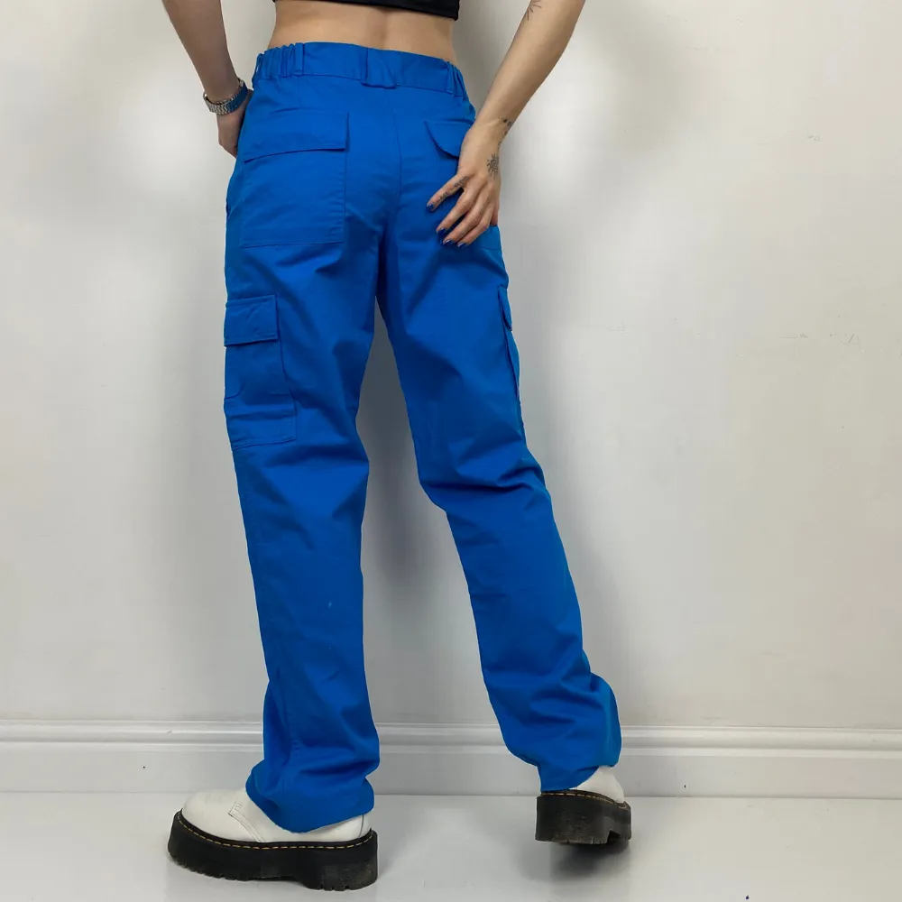 Electric Blue Cargos - SMALL