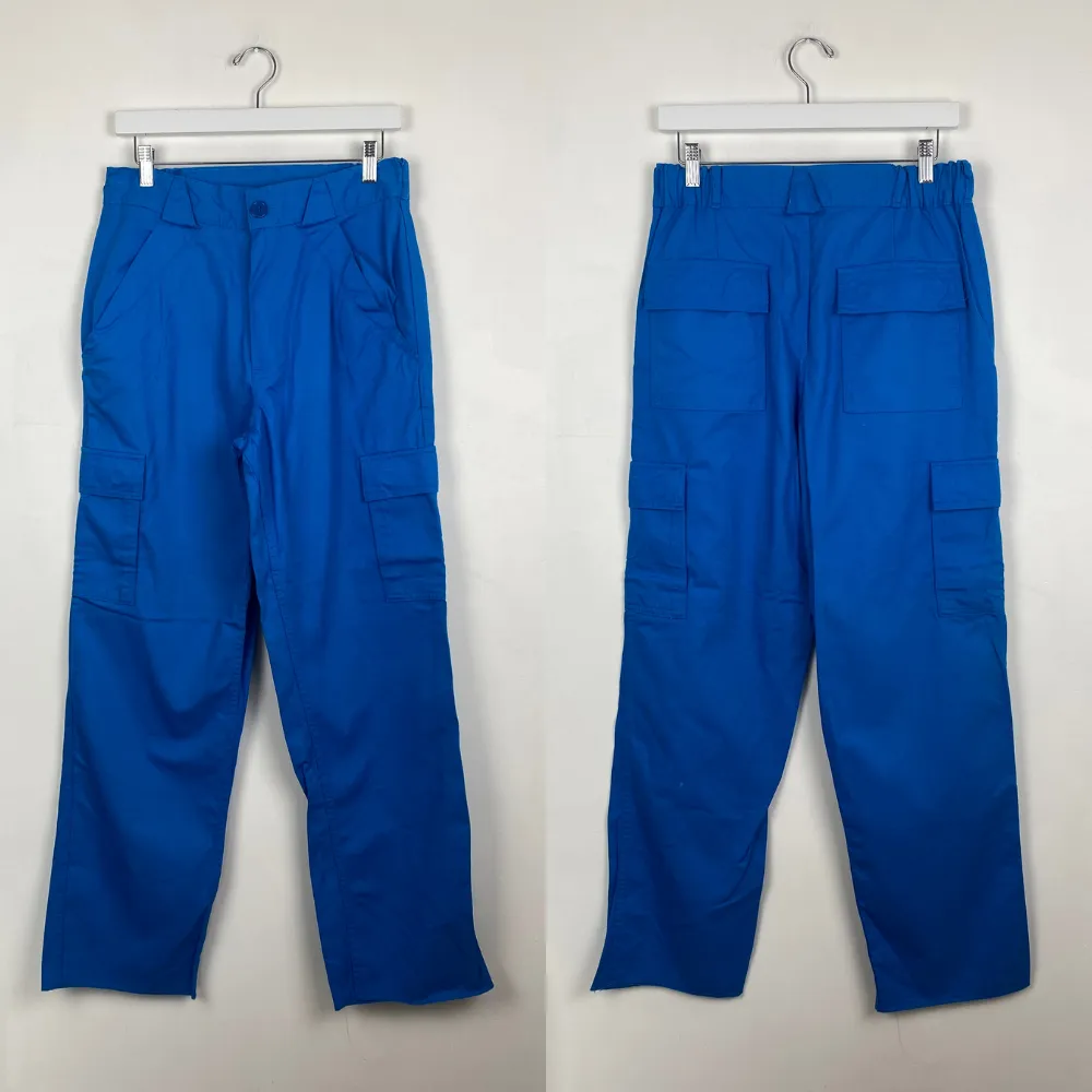 Electric Blue Cargos - SMALL