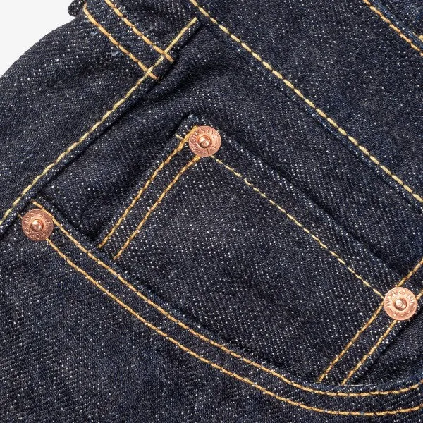 IH-555S- 18oz Vintage Selvedge Denim Super Slim Cut Jeans - Indigo