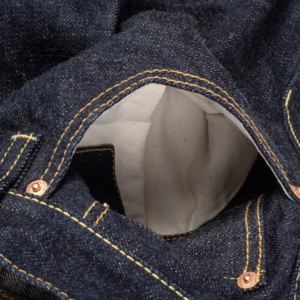 IH-555S- 18oz Vintage Selvedge Denim Super Slim Cut Jeans - Indigo
