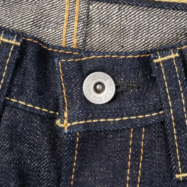 IH-555S- 18oz Vintage Selvedge Denim Super Slim Cut Jeans - Indigo