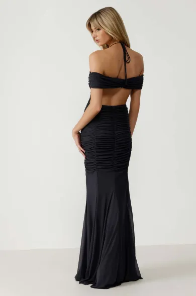 LEXI Australia   Livia Dress - Charcoal