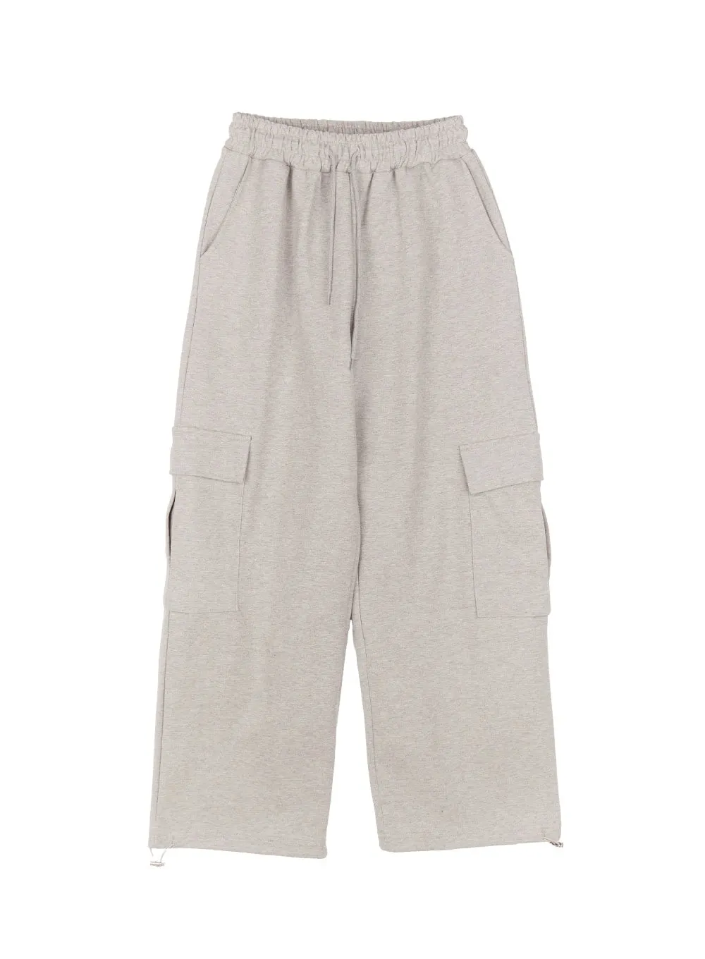 Men's Cargo Pocket Wide-Fit Sweatpants IM517