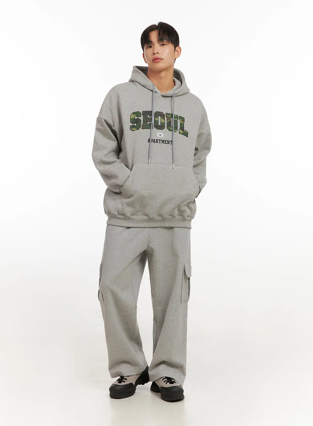 Men's Wide Fit Cotton Sweatpants ID413