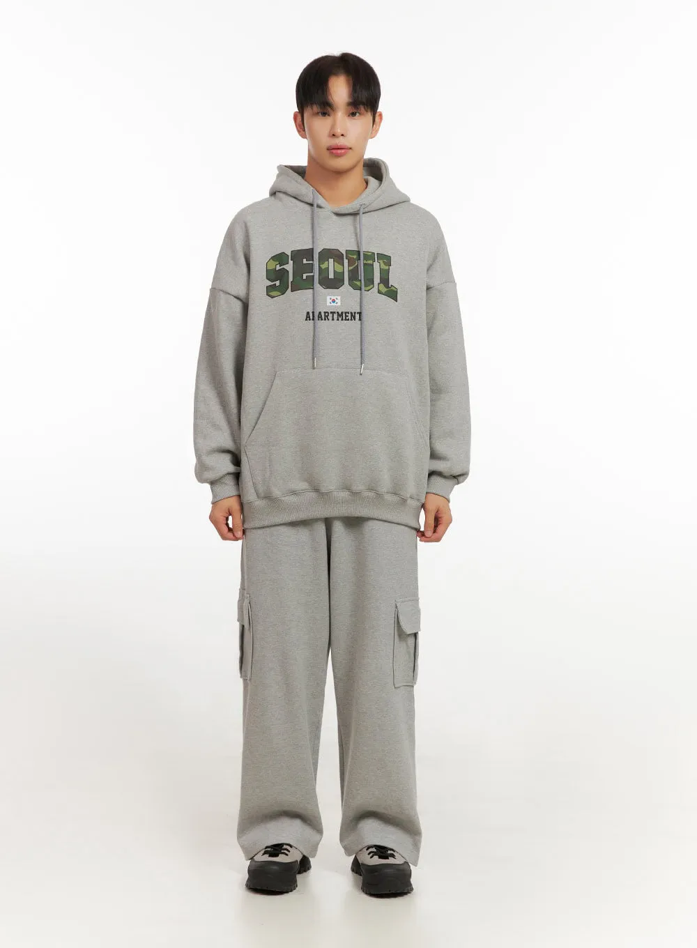 Men's Wide Fit Cotton Sweatpants ID413