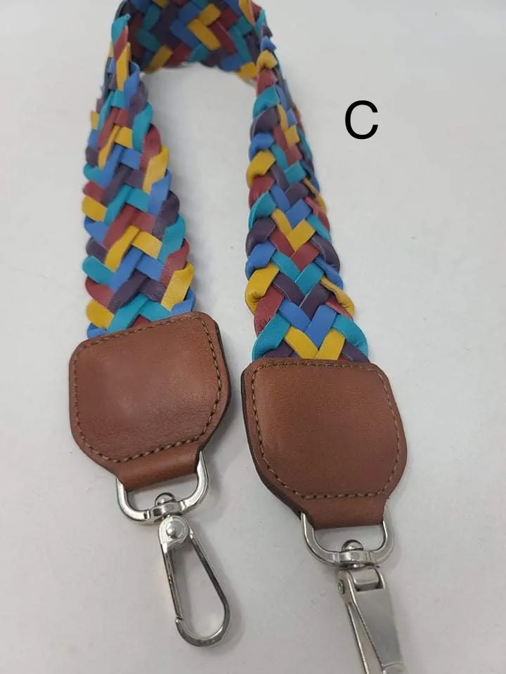 MULTICOLOR BRAIDED SHOULDER STRAPS ✅️ (no denim)
