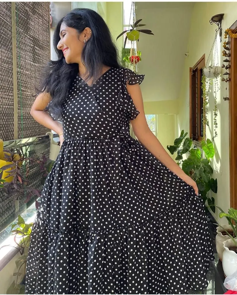 Party Wear Midi Gown Kurti