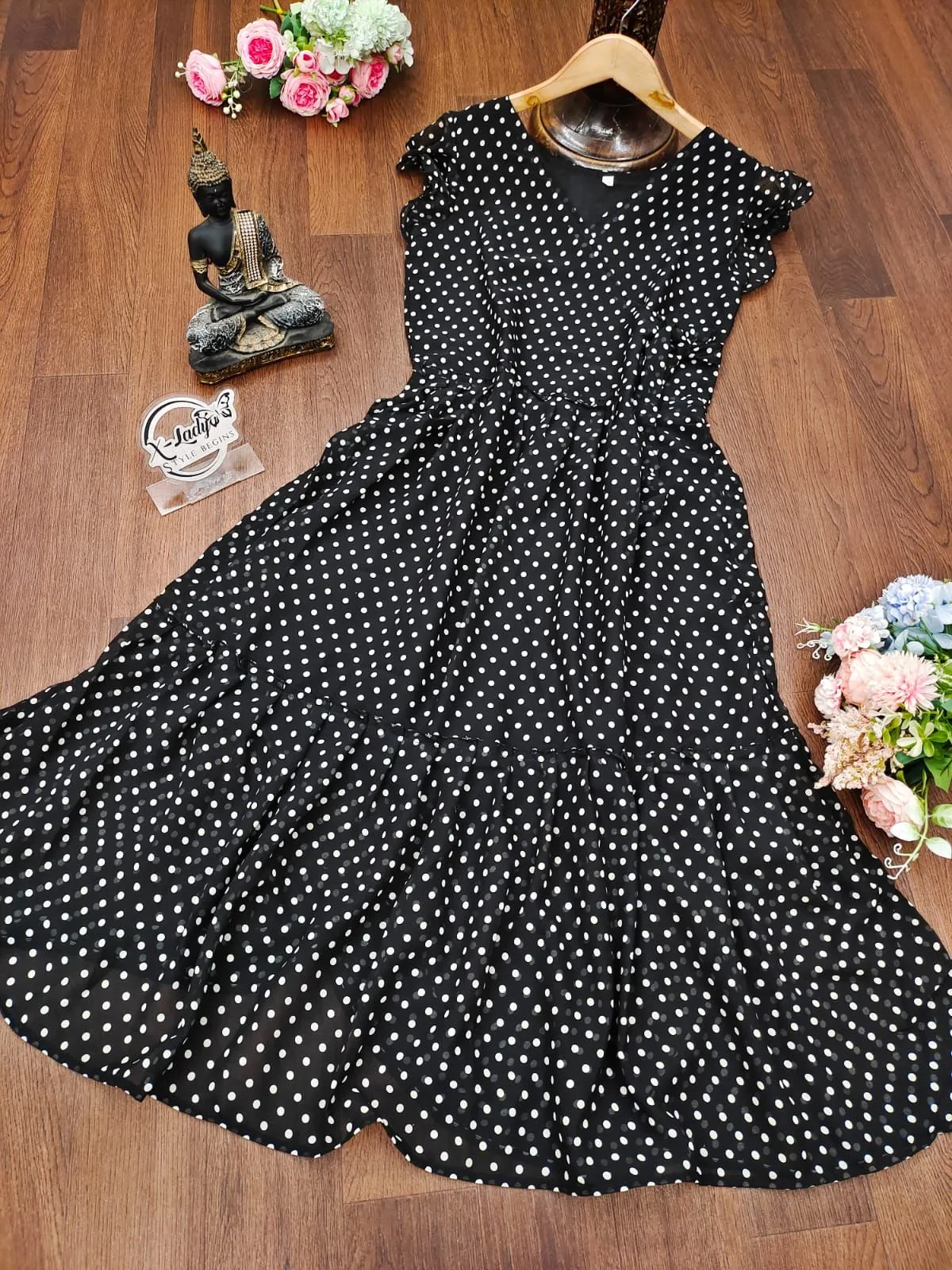 Party Wear Midi Gown Kurti