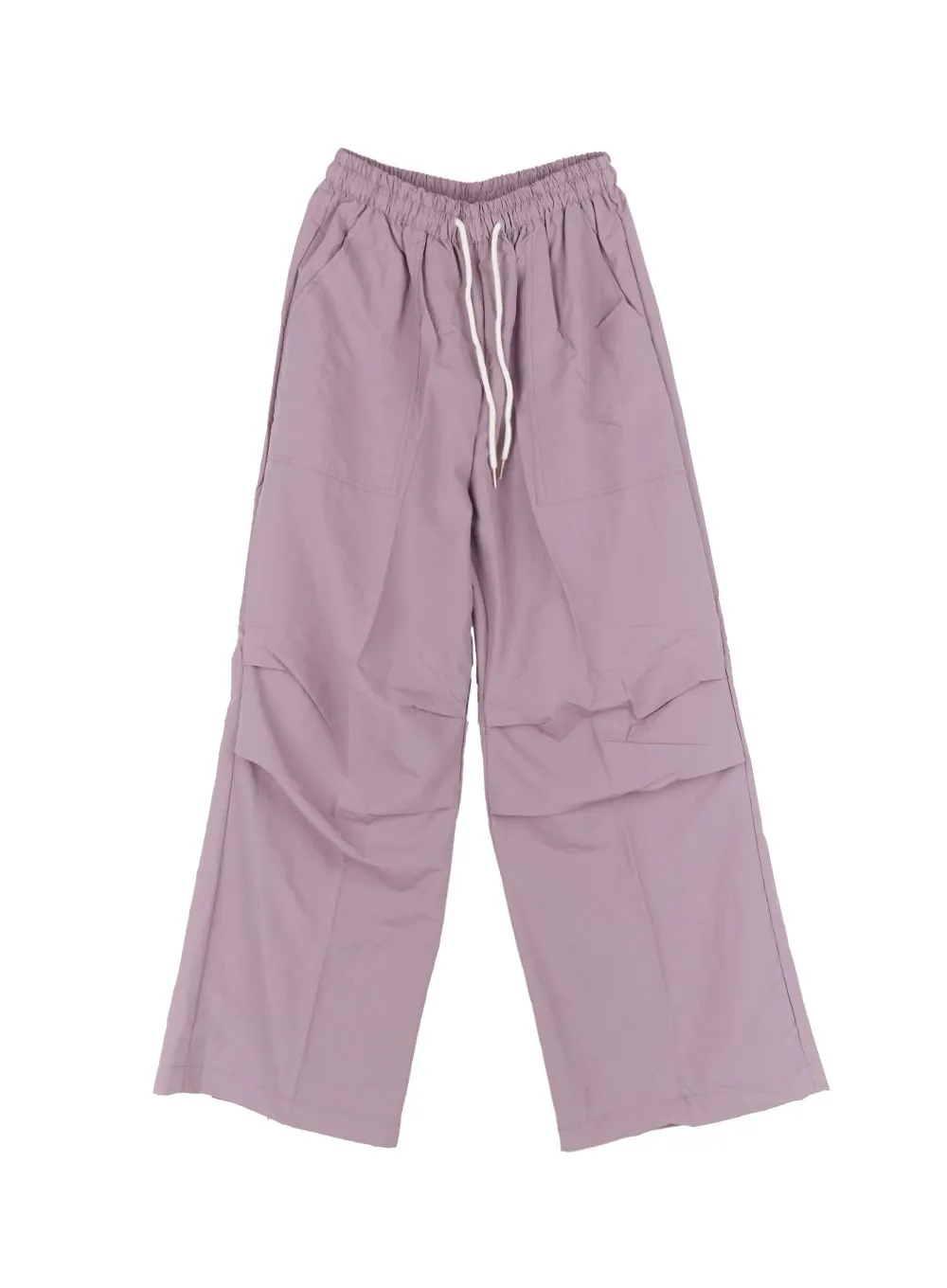 Pintuck Pocket Wide-Fit Sweatpants CA504