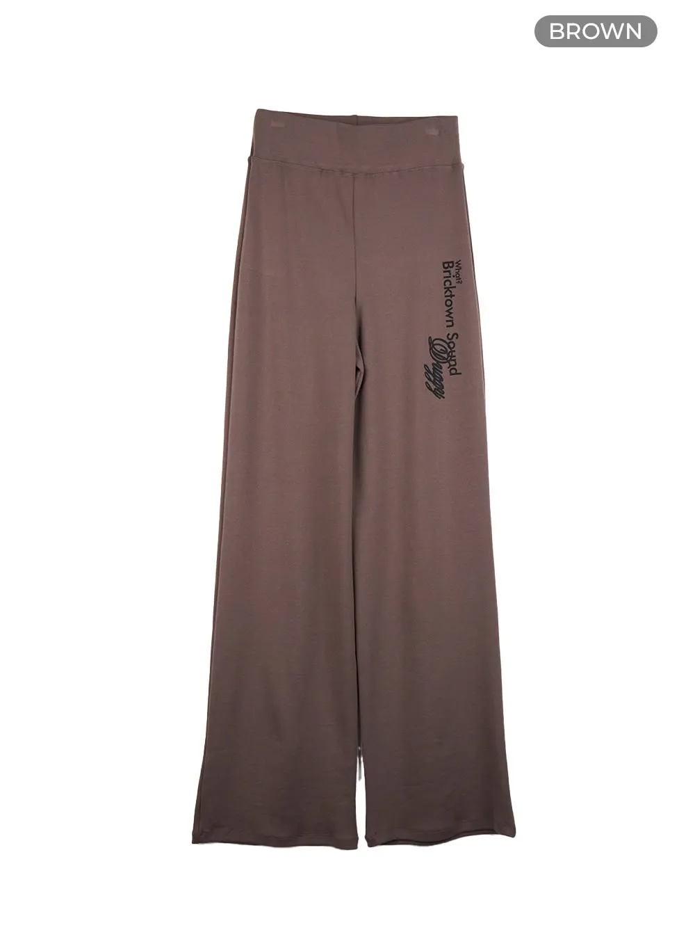 Straight-Fit Printed Sweatpants CO418