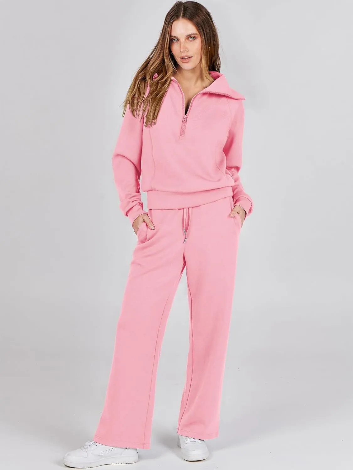 Women Oversized Sweatshirt And Sweatpants Set